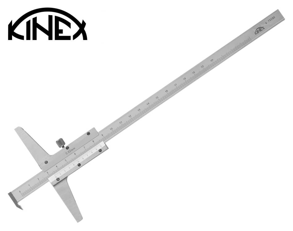 Hĺbkomer s nosom Kinex 0 – 250 mm / 0.02 mm