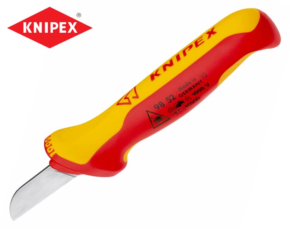 Odizolovaný elektrikársky nôž na káble Knipex