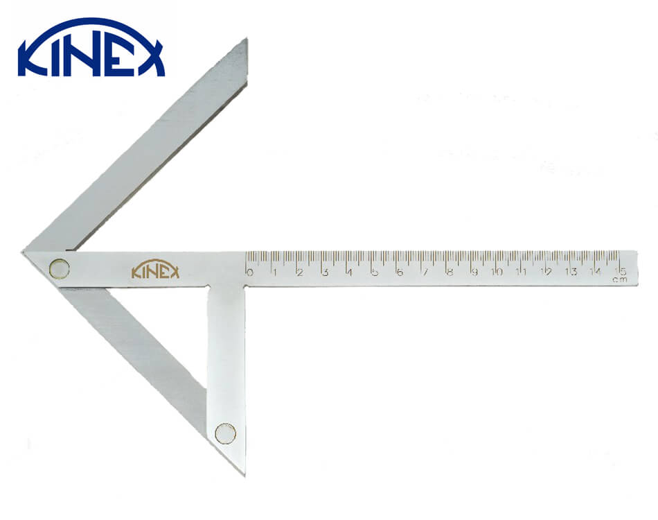 Strediaci uholník Kinex 200 x 150 / 210 mm