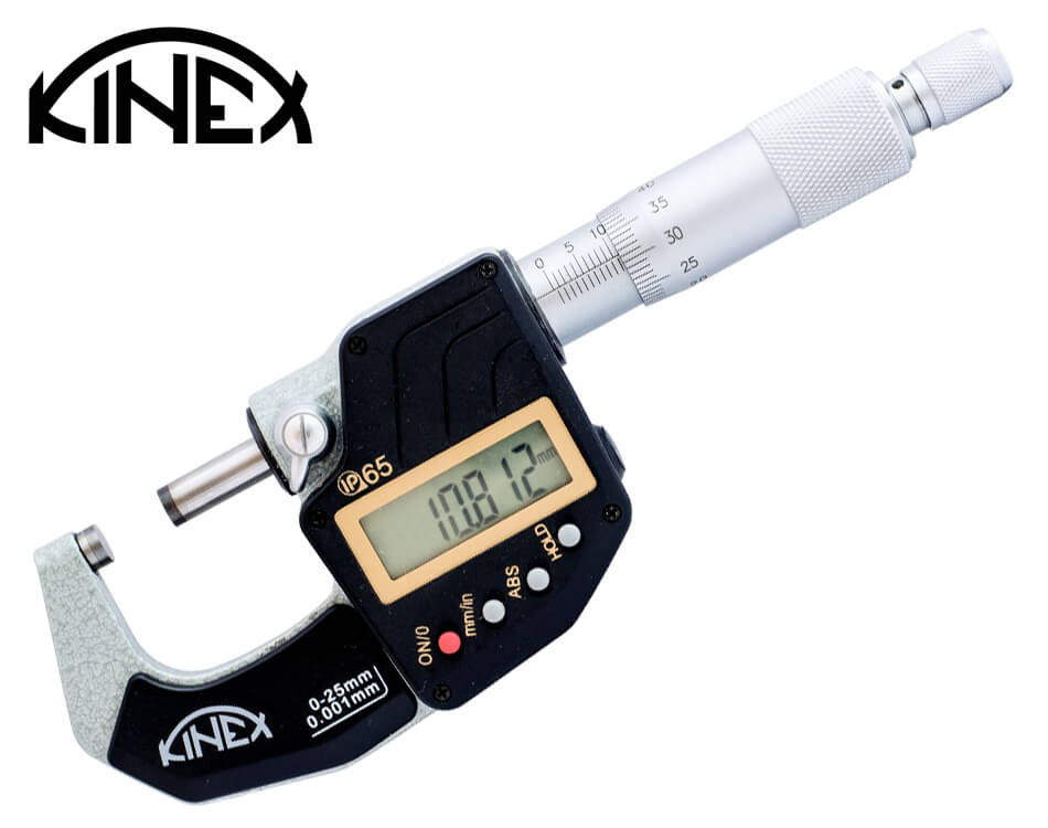 Digitálny strmeňový mikrometer Kinex ABSOLUTE ZERO 75 – 100 mm / 0.001 mm