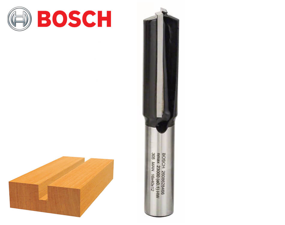 Drážkovacia stopková fréza na drevo Bosch Standard for Wood / Ø 16 x 40 mm / 12 mm
