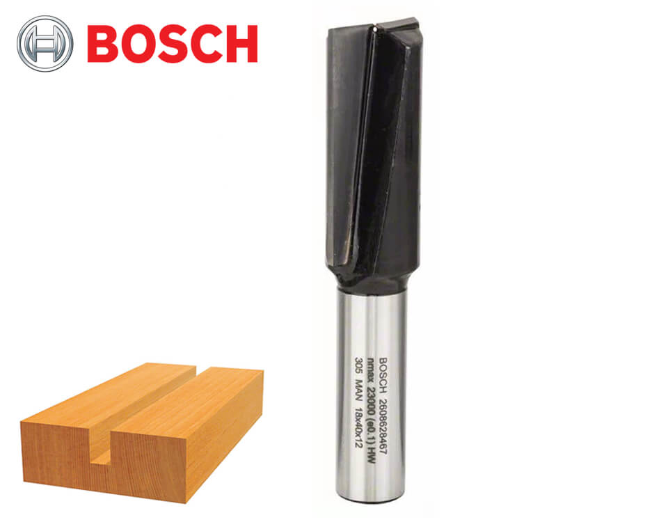 Drážkovacia stopková fréza na drevo Bosch Standard for Wood / Ø 18 x 40 mm / 12 mm