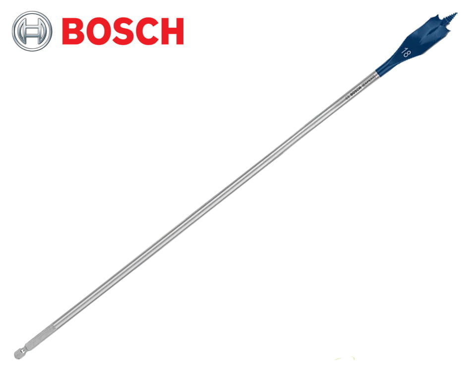 Plochý frézovací vrták do dreva Bosch Expert SelfCut Speed / Ø 18 x 400 mm