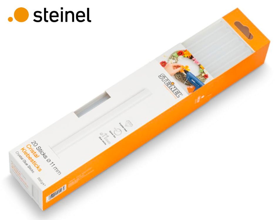 Lepiace tavné tyčinky Steinel Cristal / Ø 11 mm / 250 mm / 500 g