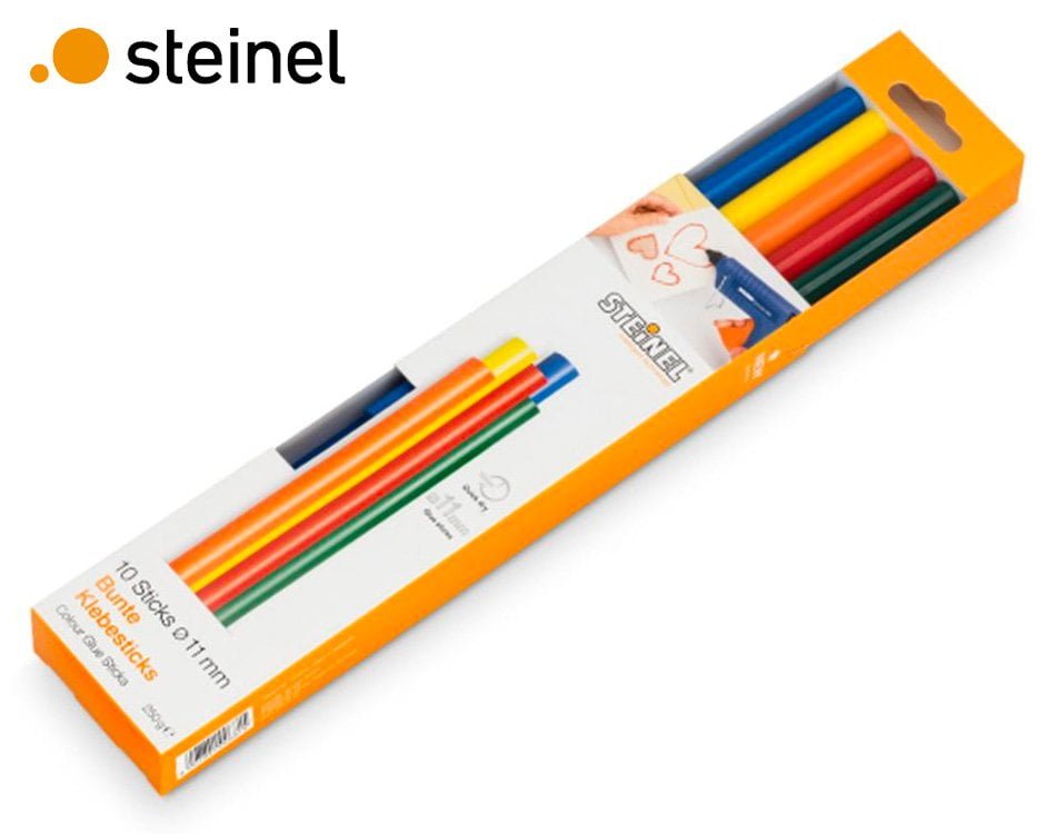Farebné lepiace tavné tyčinky Steinel / Ø 11 mm / 250 mm / 250 g