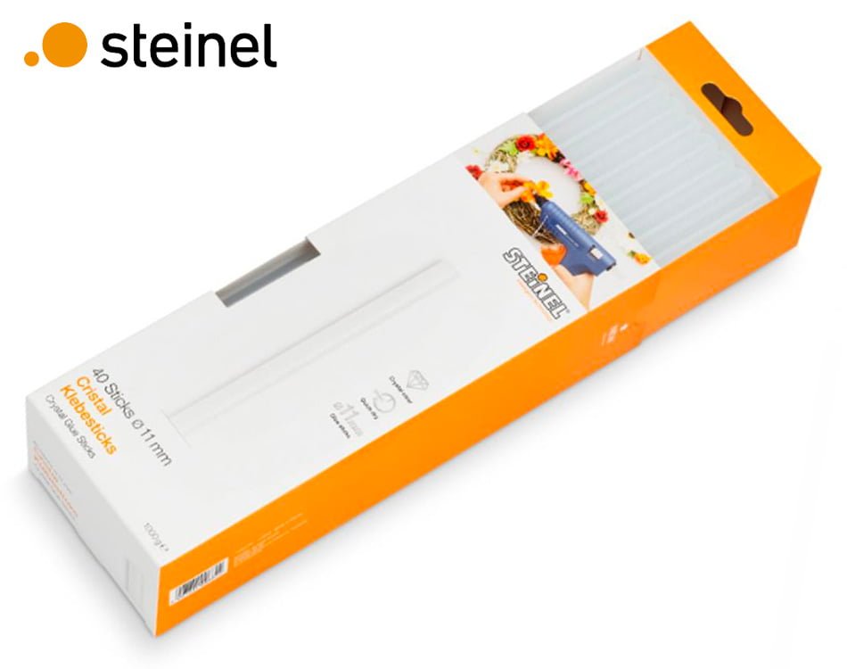 Lepiace tavné tyčinky Steinel Cristal / Ø 11 mm / 250 mm / 1000 g