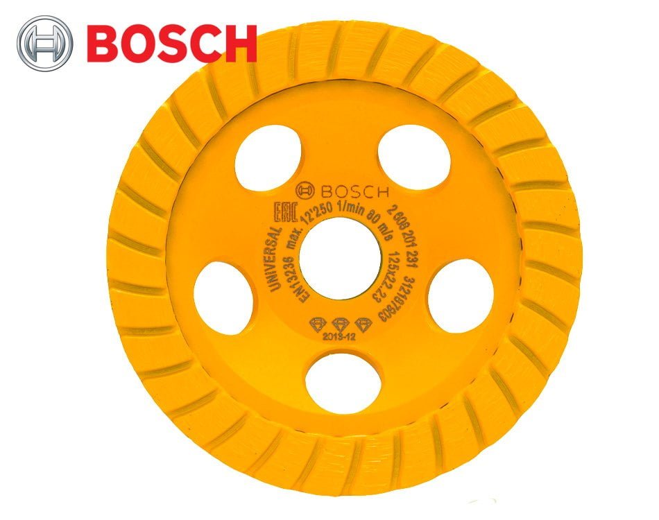 Diamantový miskovitý brúsny kotúč na betón Bosch Best for Universal Turbo / Ø 125 mm