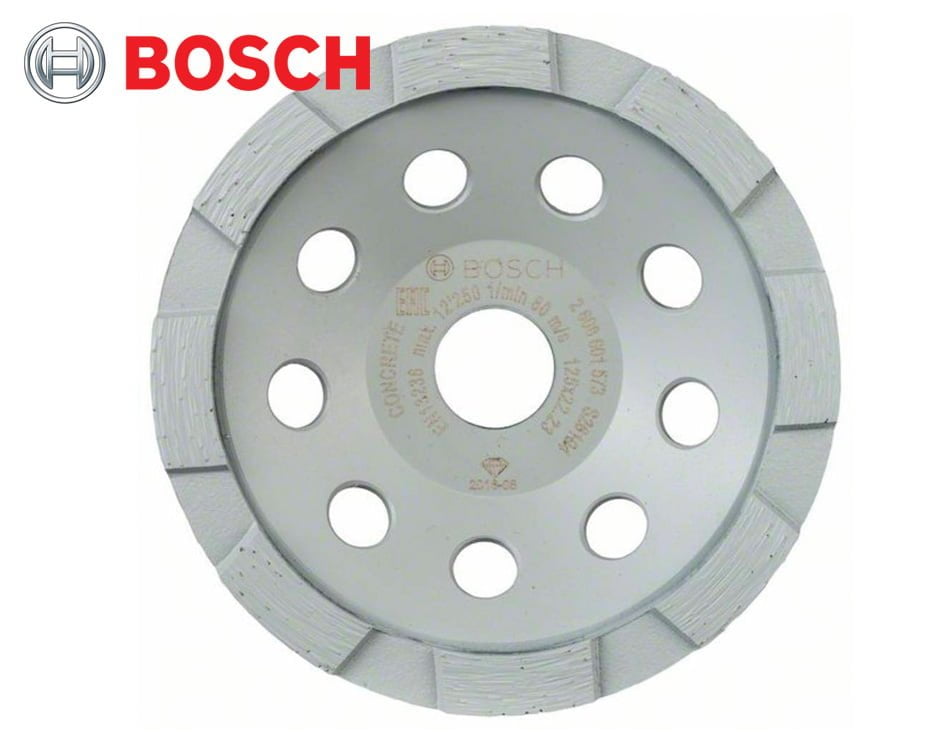 Diamantový miskovitý brúsny kotúč na betón Bosch Standard for Concrete / Ø 125 mm