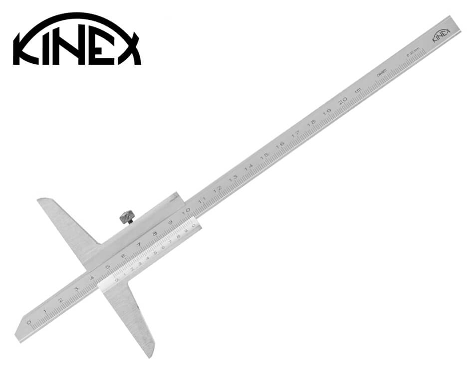 Hĺbkomer bez nosu Kinex 0 – 300 mm / 0.02 mm