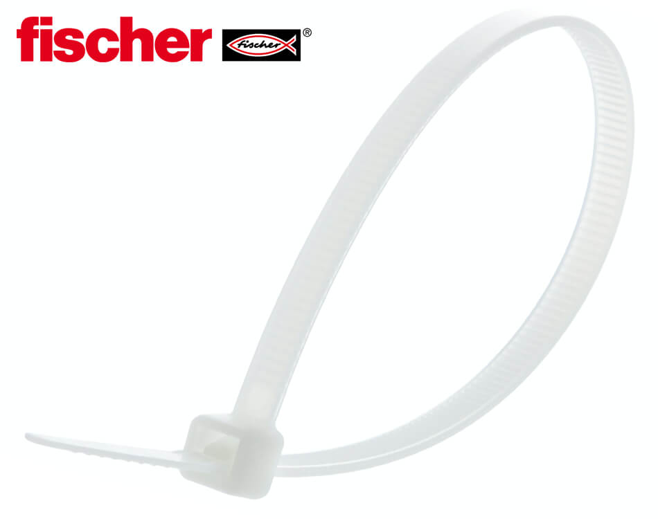 Plastová sťahovacia páska Fischer BN 2,5 x 120 mm / 100 ks
