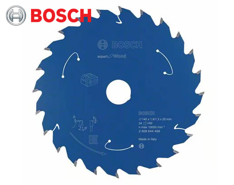 Pílový kotúč na drevo Bosch Expert for Wood / Ø 140 x 1,8 x 20 mm / 24z