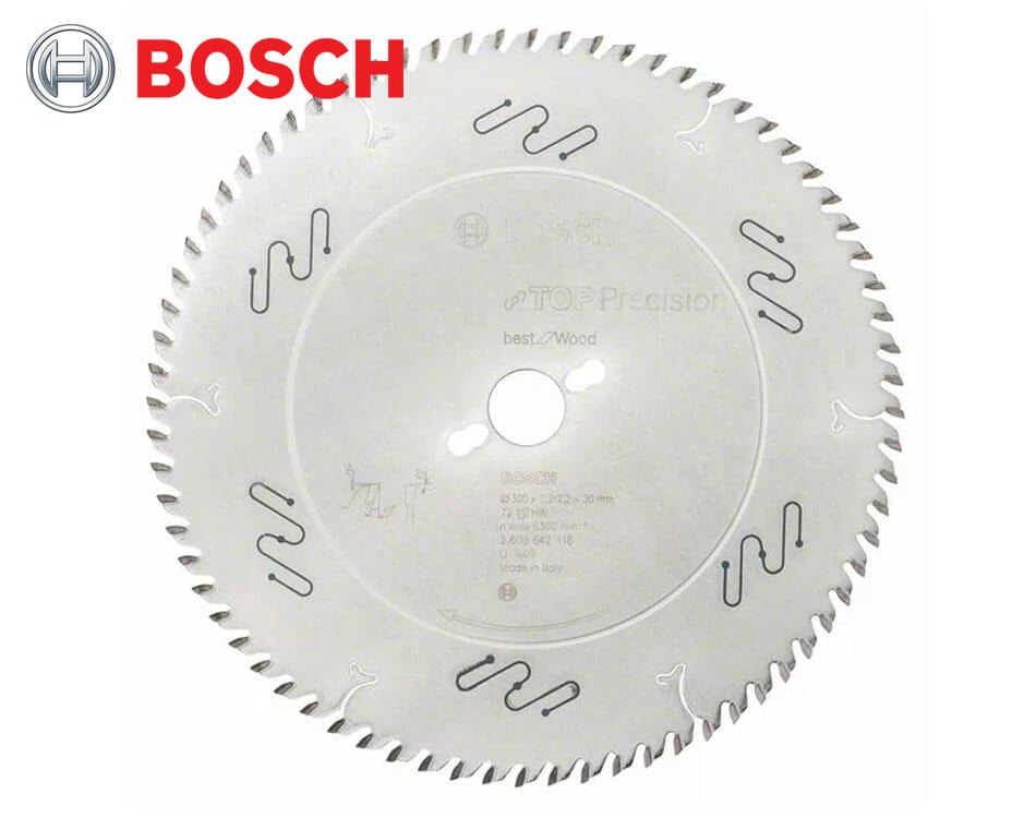 Pílový kotúč na drevo Bosch Top Precision Best for Wood / Ø 300 x 3,2 x 30 mm / 72z
