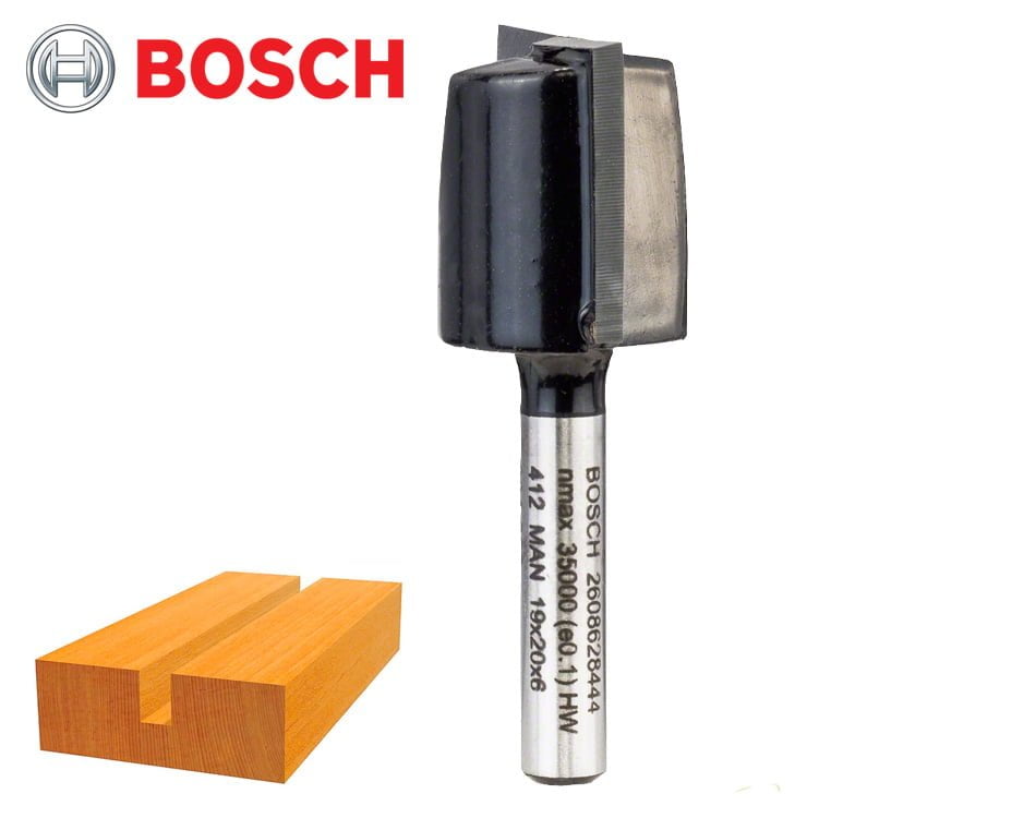 Drážkovacia stopková fréza na drevo Bosch Standard for Wood / Ø 19 x 19,6 mm / 6 mm