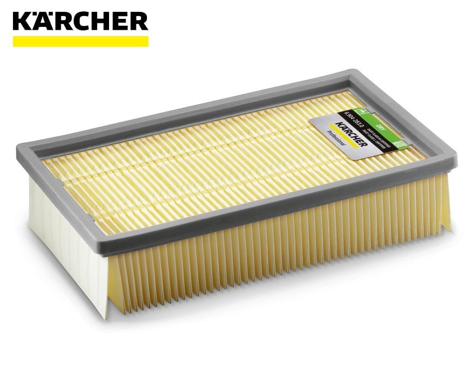 Papierový plochý skladaný filter pre vysávače Kärcher NT 65/2 Eco