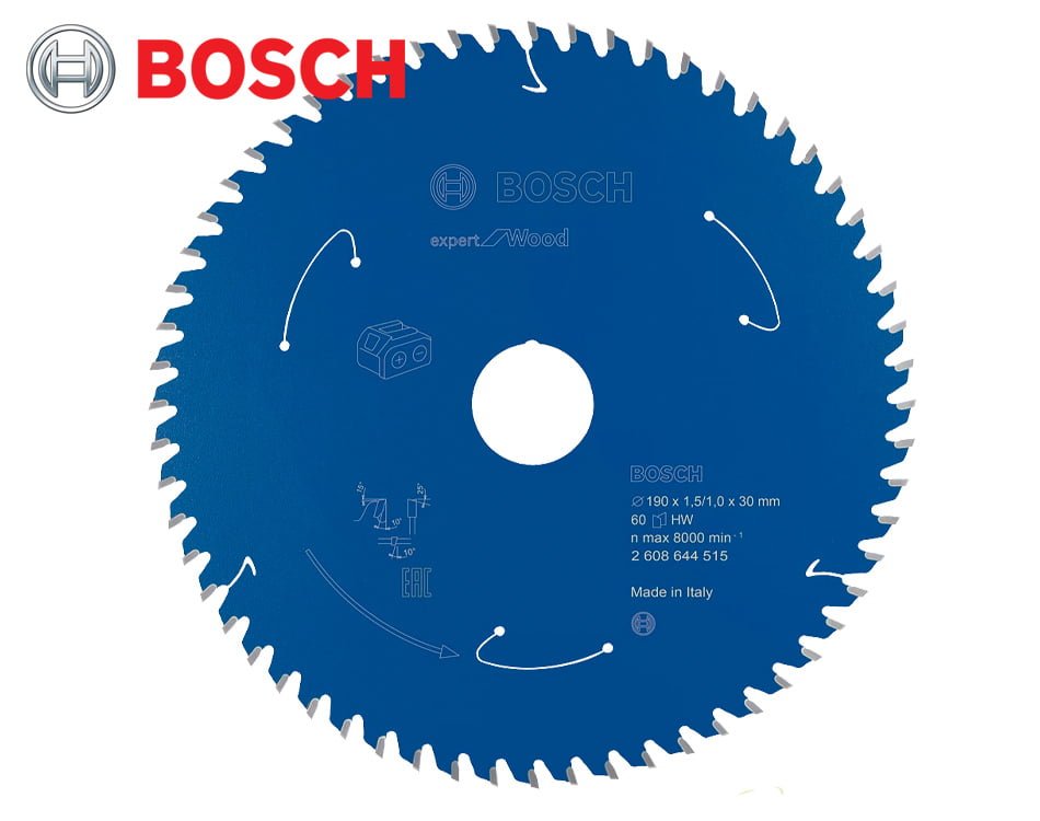 Pílový kotúč na drevo Bosch Expert for Wood / Ø 190 x 1,5 x 30 mm / 60z