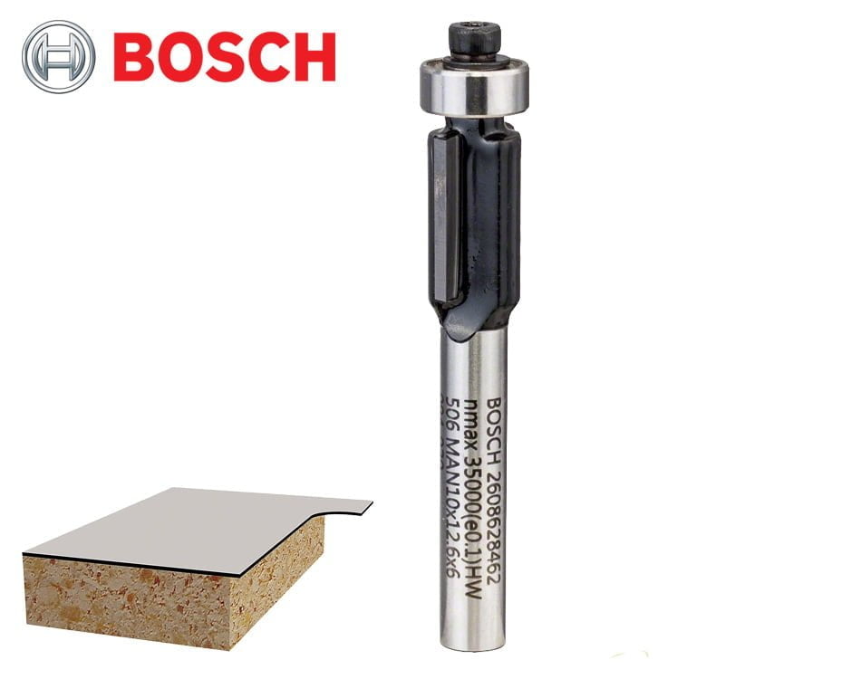 Zarovnávacia stopková fréza na drevo Bosch Standard for Wood / Ø 9,5 x 13,7 mm / 6 mm
