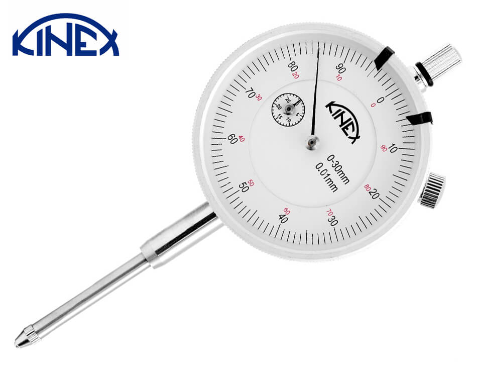 Číselníkový úchylkomer Kinex / 0 – 30 mm / 0,01 mm