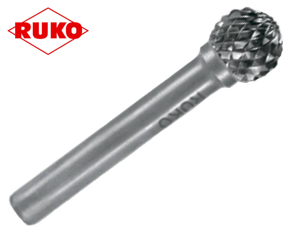 Guľatý stopkový pilník na kov Ruko / tvar KUD / Ø 3 mm