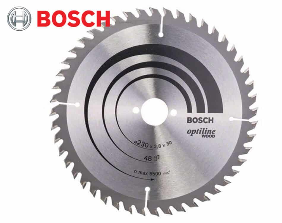 Pílový kotúč na drevo Bosch Optiline Wood / Ø 230 x 2,8 x 30 mm / 48z