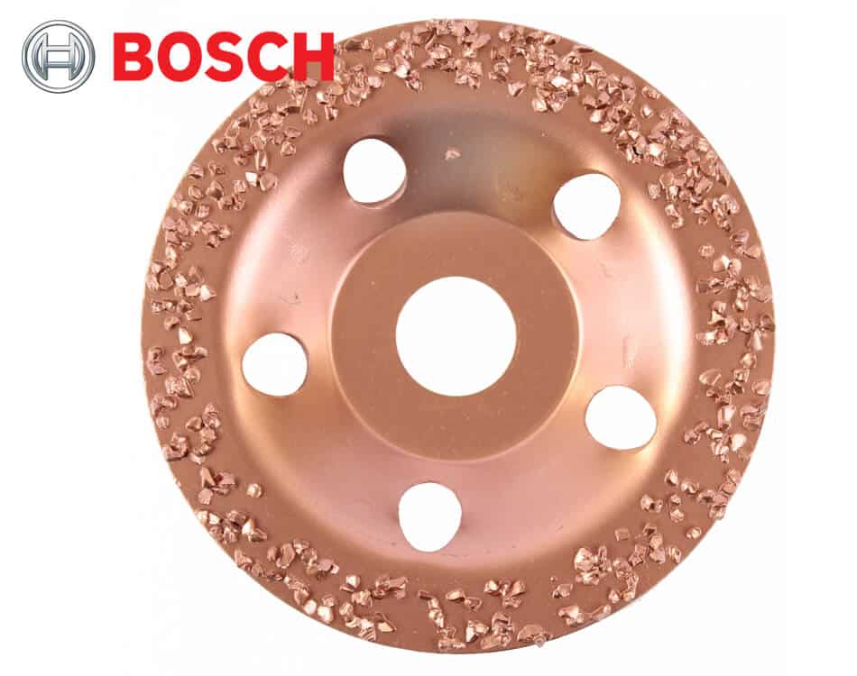Rašpľový brúsny kotúč do uhlovej brúsky Bosch / Ø 115 mm / hrubý