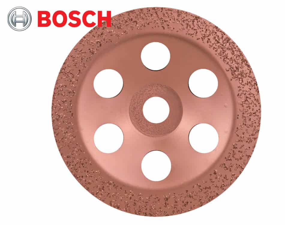 Rašpľový brúsny kotúč do uhlovej brúsky Bosch / Ø 180 mm / stredne hrubý vyhnutý