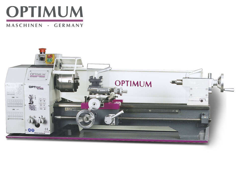 Stolový sústruh na kov Optimum OPTIturn TU 2506 / 400 V
